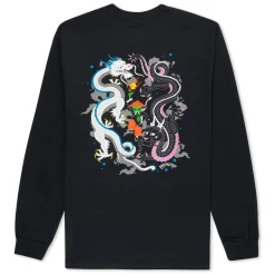 Ripndip Long Sleeve Tees|Stocking Stuffers<Ryu Long Sleeve (Black)