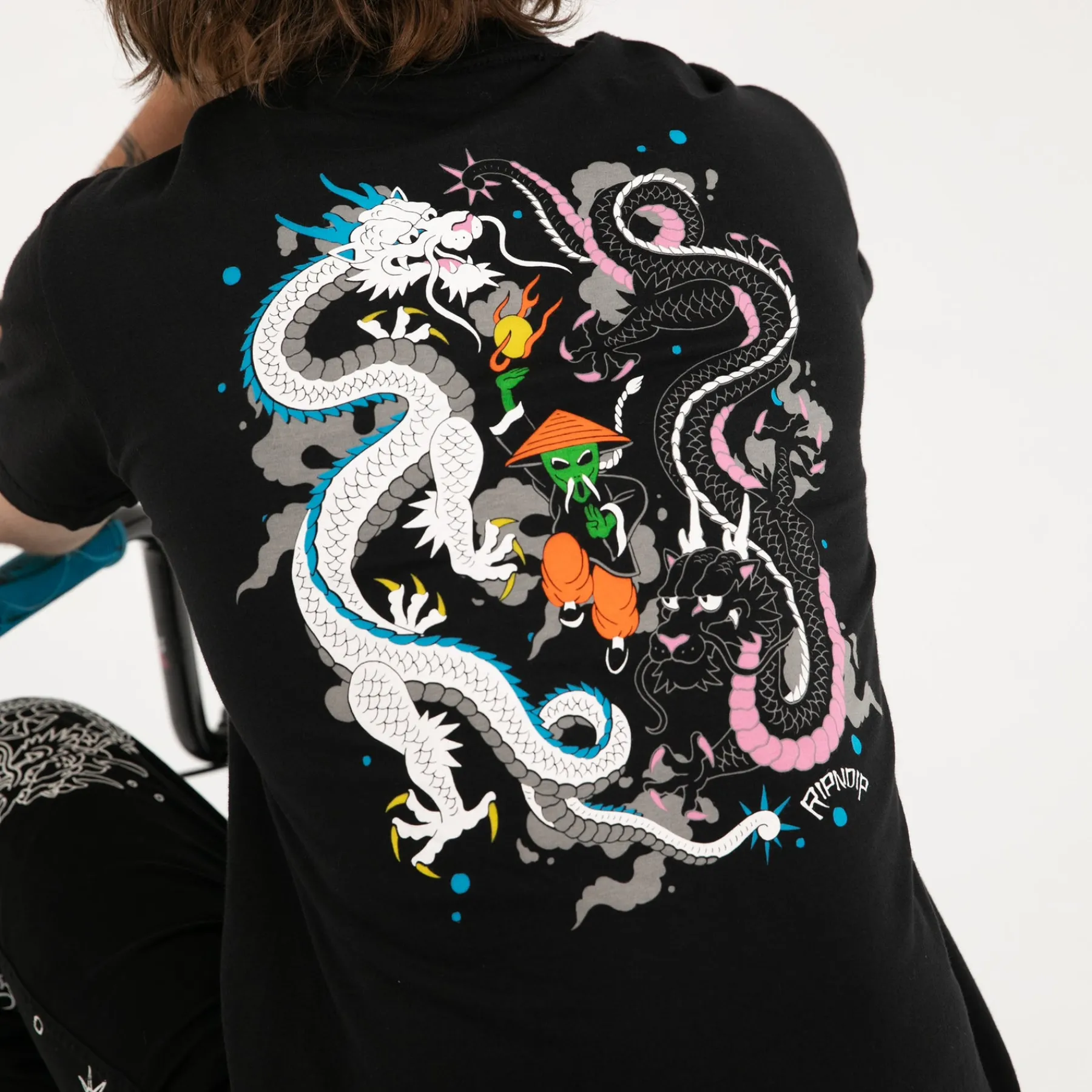 Ripndip Short Sleeve Tees<Ryu Tee (Black)