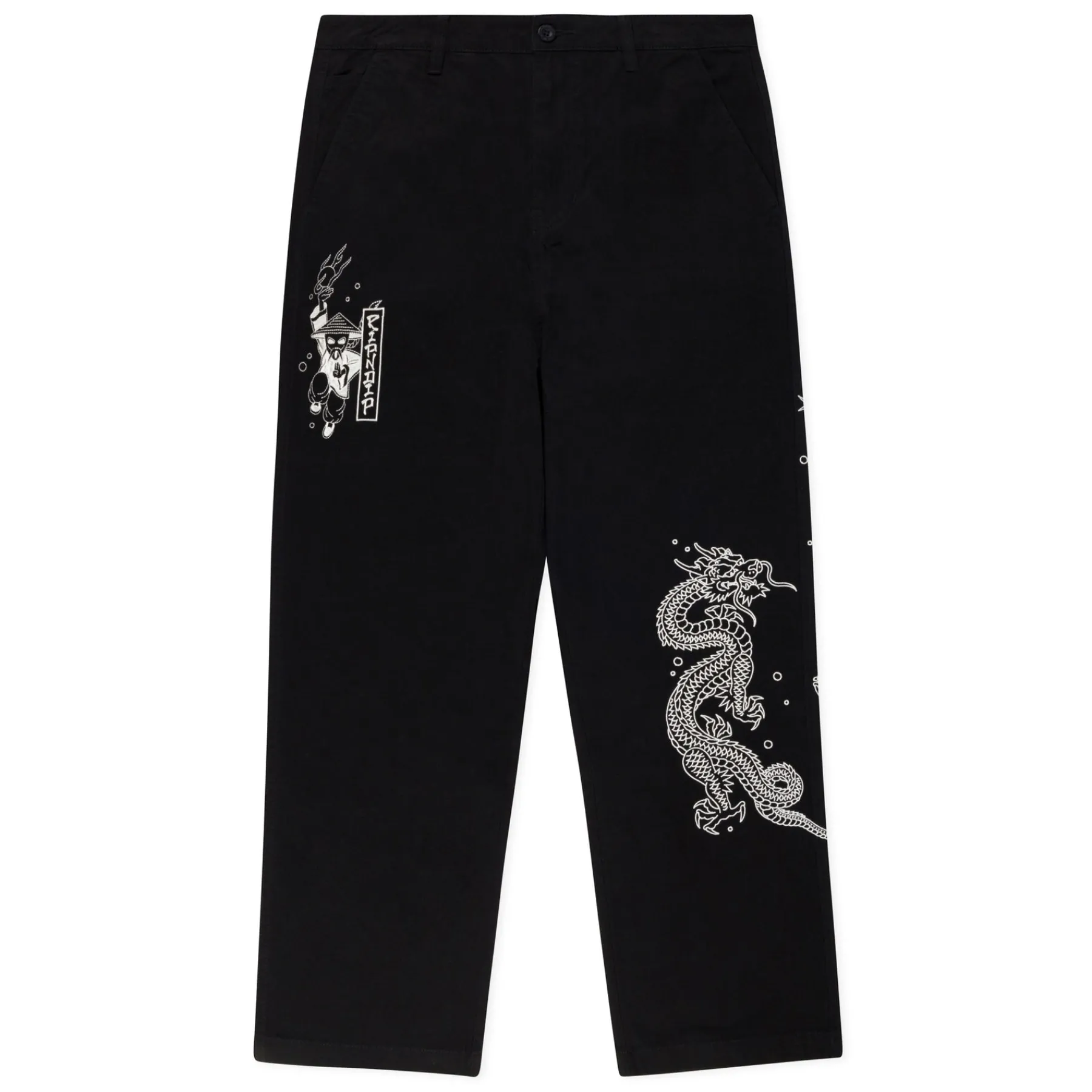 Ripndip Pants<Ryu Wide Leg Pants (Black)