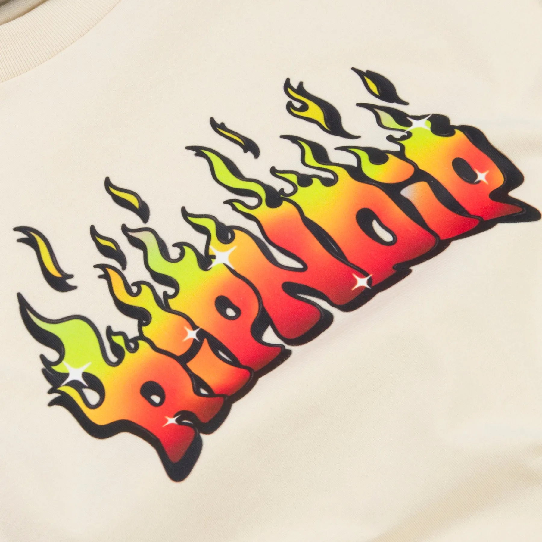 Ripndip Long Sleeve Tees<Scary Cute Long Sleeve (Natural )