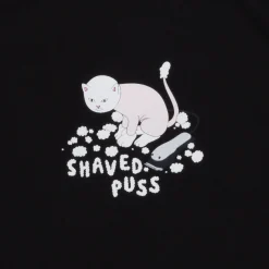 Ripndip Short Sleeve Tees|Stocking Stuffers<Shaved Puss Tee (Black)