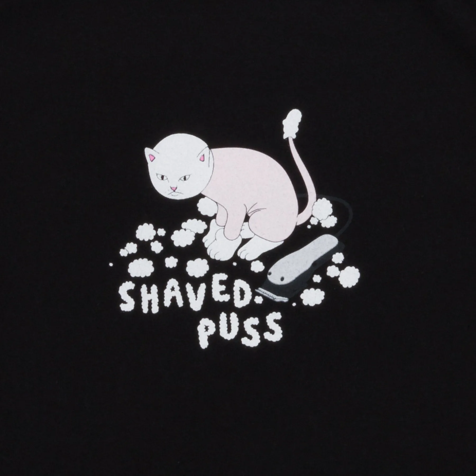 Ripndip Short Sleeve Tees|Stocking Stuffers<Shaved Puss Tee (Black)