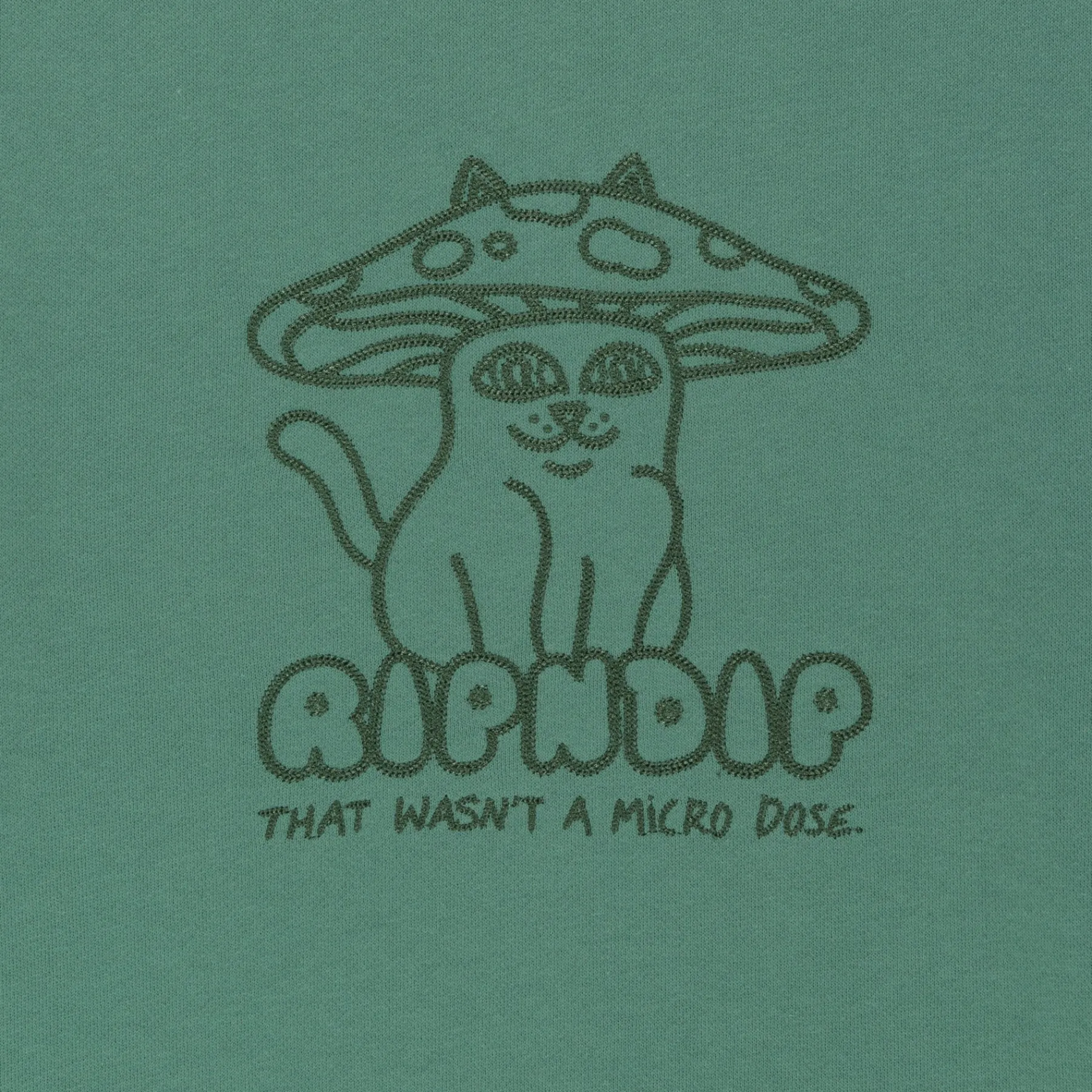 Ripndip Hoodies / Crewnecks|Knits / Sweaters<Shroom Cat Crewneck Sweater (Pine)