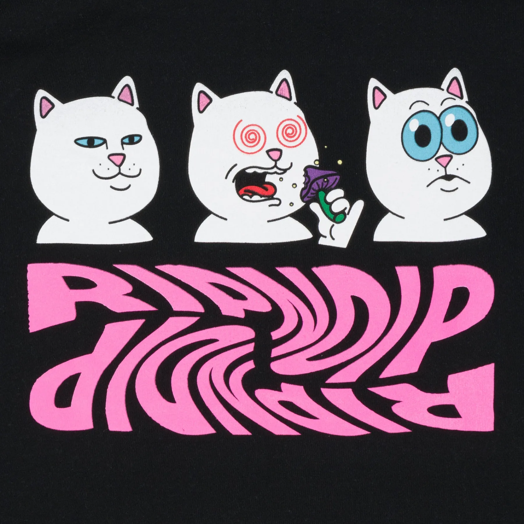 Ripndip Hoodies / Crewnecks|Womens<Shroom Diet Cropped Hoodie (Black)