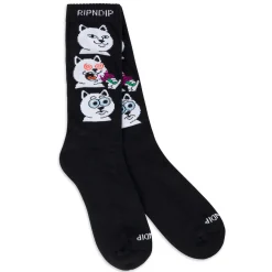 Ripndip Socks<Shroom Diet Socks (Black)