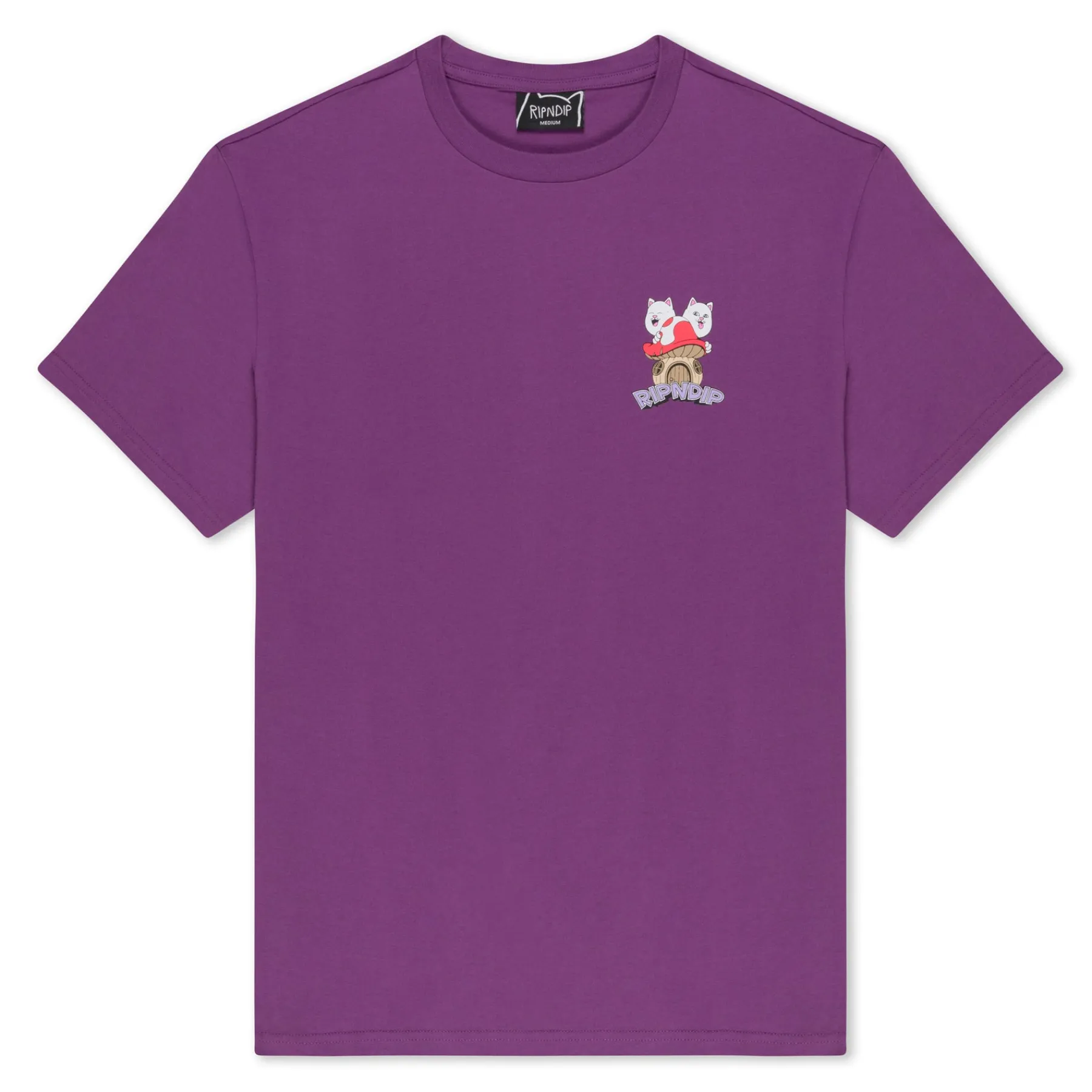 Ripndip Short Sleeve Tees<Shroom House Tee (Plum)