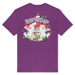 Ripndip Short Sleeve Tees<Shroom House Tee (Plum)