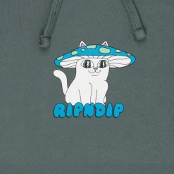Ripndip Hoodies / Crewnecks|Womens<Shroom Nerm Cropped Hoodie (Charcoal)