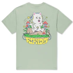 Ripndip Short Sleeve Tees<Shroom Song Tee (Sage)
