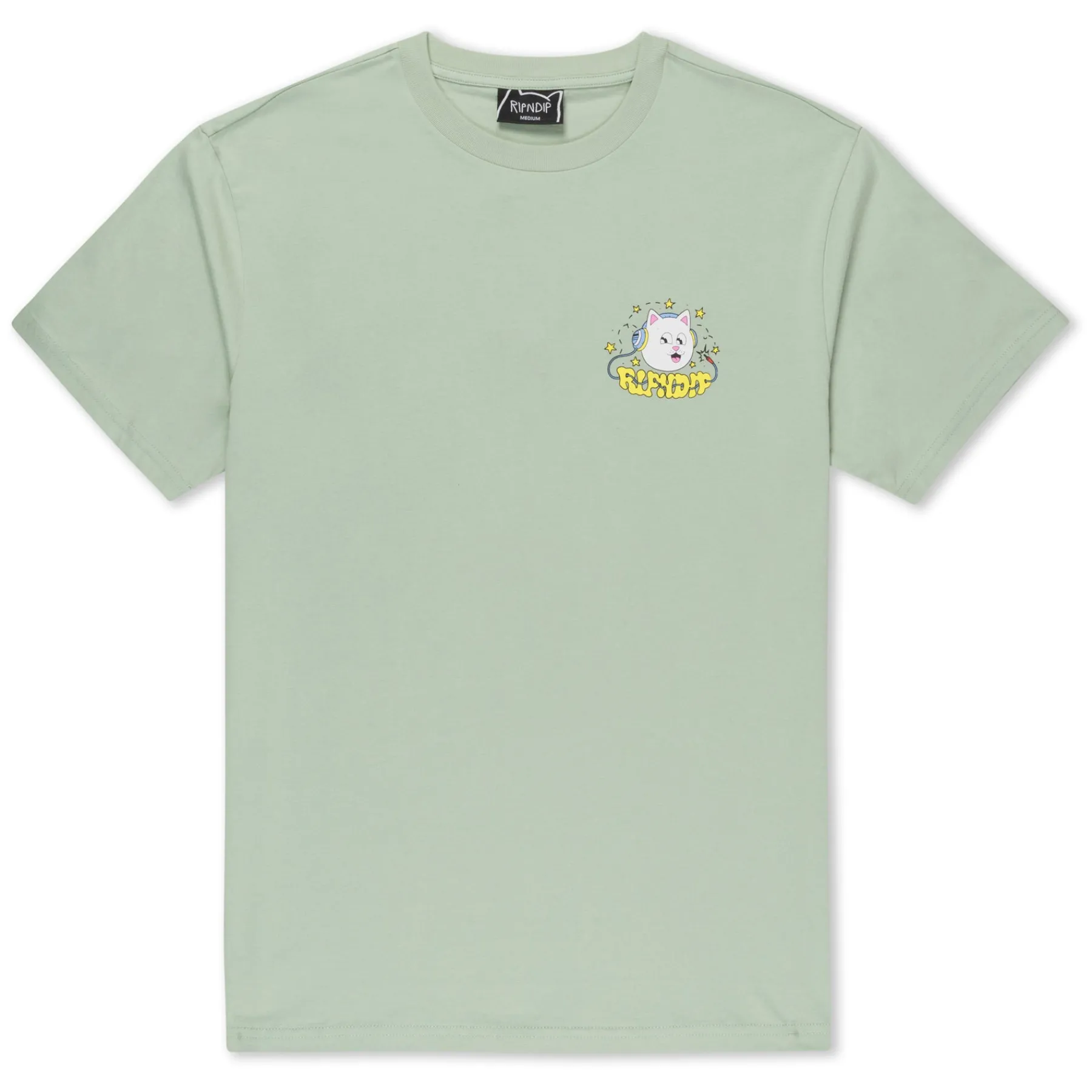 Ripndip Short Sleeve Tees<Shroom Song Tee (Sage)