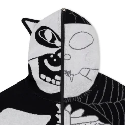 Ripndip Hoodies / Crewnecks|Knits / Sweaters<Skelly Nerm Knit Hoodie (Black/White)