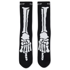 Ripndip Socks|Stocking Stuffers<Skelly Nerm Socks (Black)