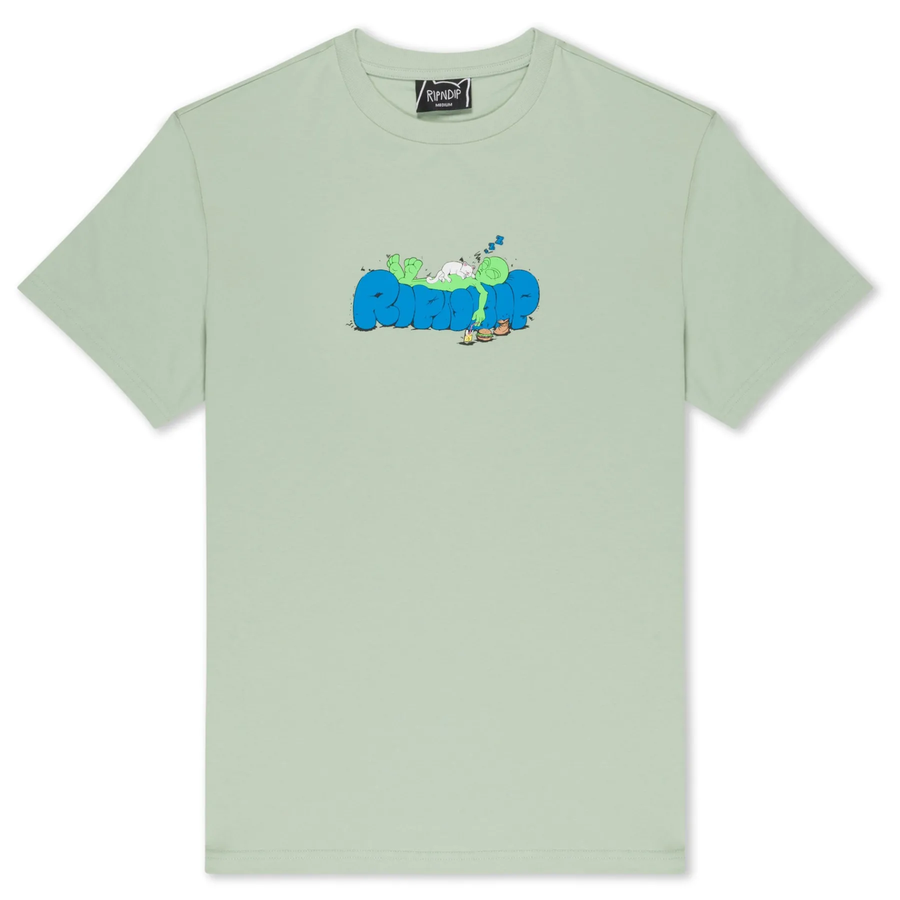 Ripndip Short Sleeve Tees|Stocking Stuffers<Sleepy Tee (Sage)