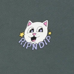 Ripndip Hoodies / Crewnecks|Womens<So Mushroom Cropped Hoodie (Charcoal)