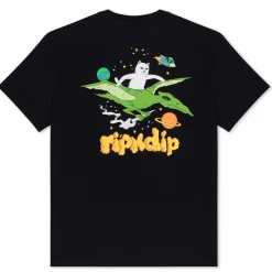 Ripndip Short Sleeve Tees<Space Bird Tee (Black)