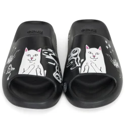 Ripndip Slides / Slippers|Shoes<Space Walk Cloud Slides (Black)