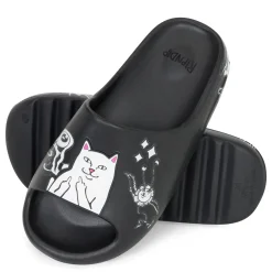 Ripndip Slides / Slippers|Shoes<Space Walk Cloud Slides (Black)