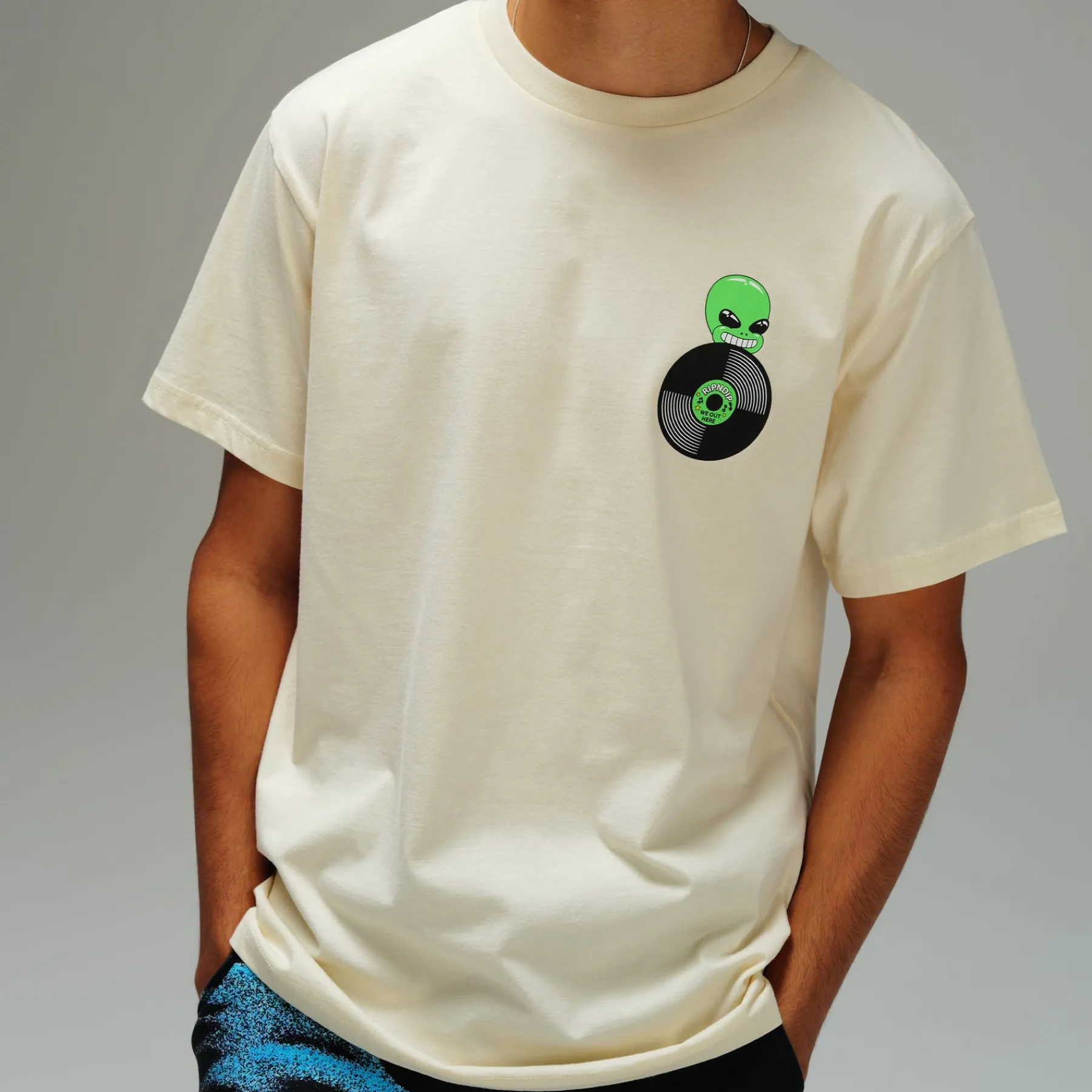 Ripndip Short Sleeve Tees<Spinning Tee (Natural)