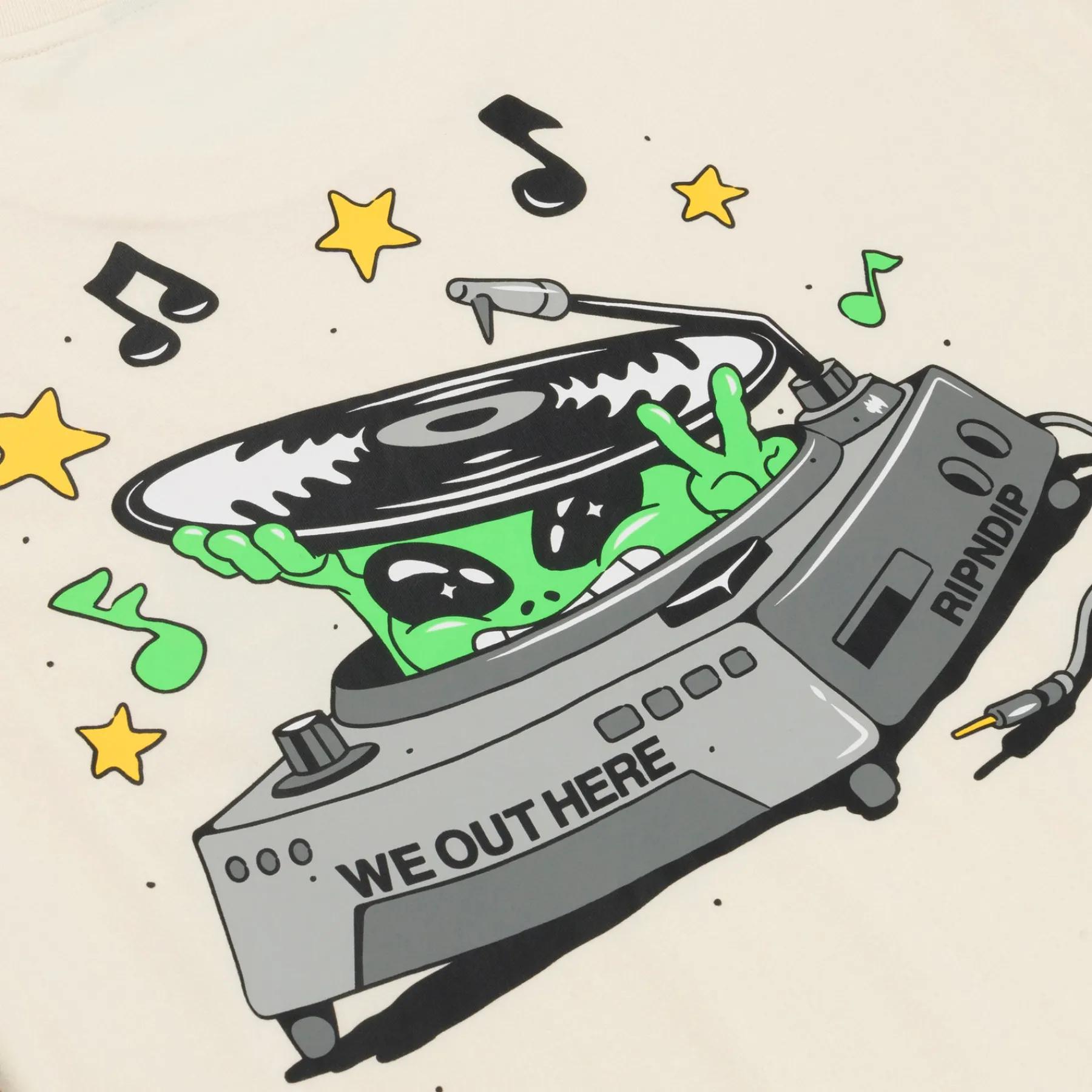 Ripndip Short Sleeve Tees<Spinning Tee (Natural)