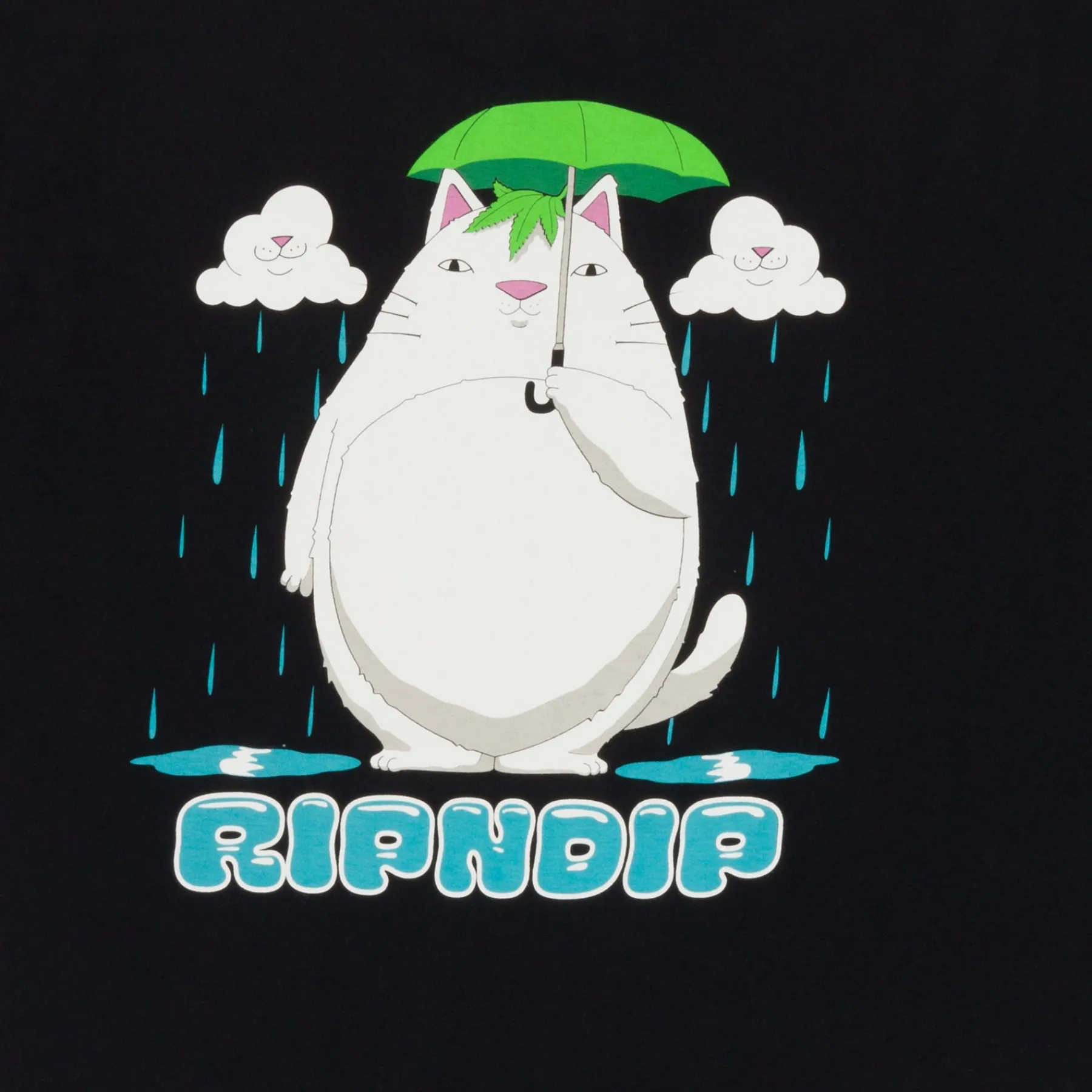 Ripndip Short Sleeve Tees<Splish Splash Tee (Black)