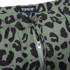 Ripndip Shorts|Stocking Stuffers<Spotted Cotton Twill Shorts (Olive)