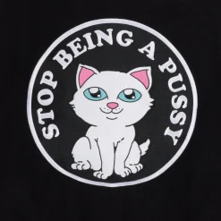 Ripndip Jackets<Stop Being A Pussy Varsity Jacket (Black)