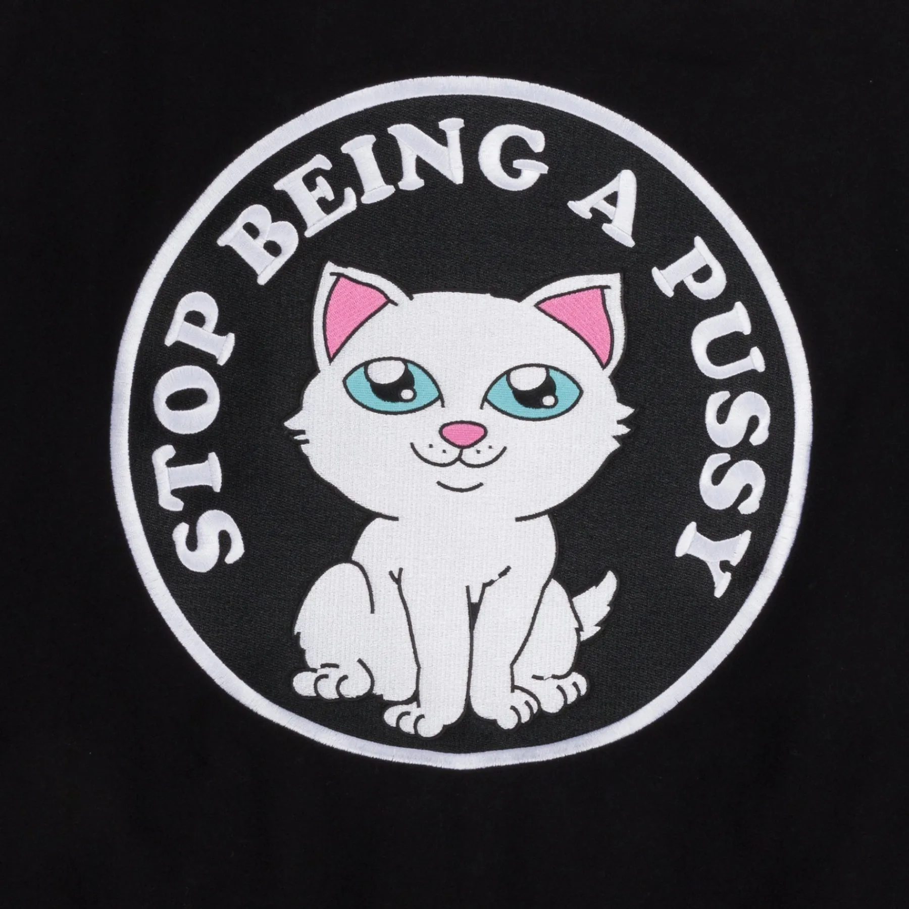 Ripndip Jackets<Stop Being A Pussy Varsity Jacket (Black)