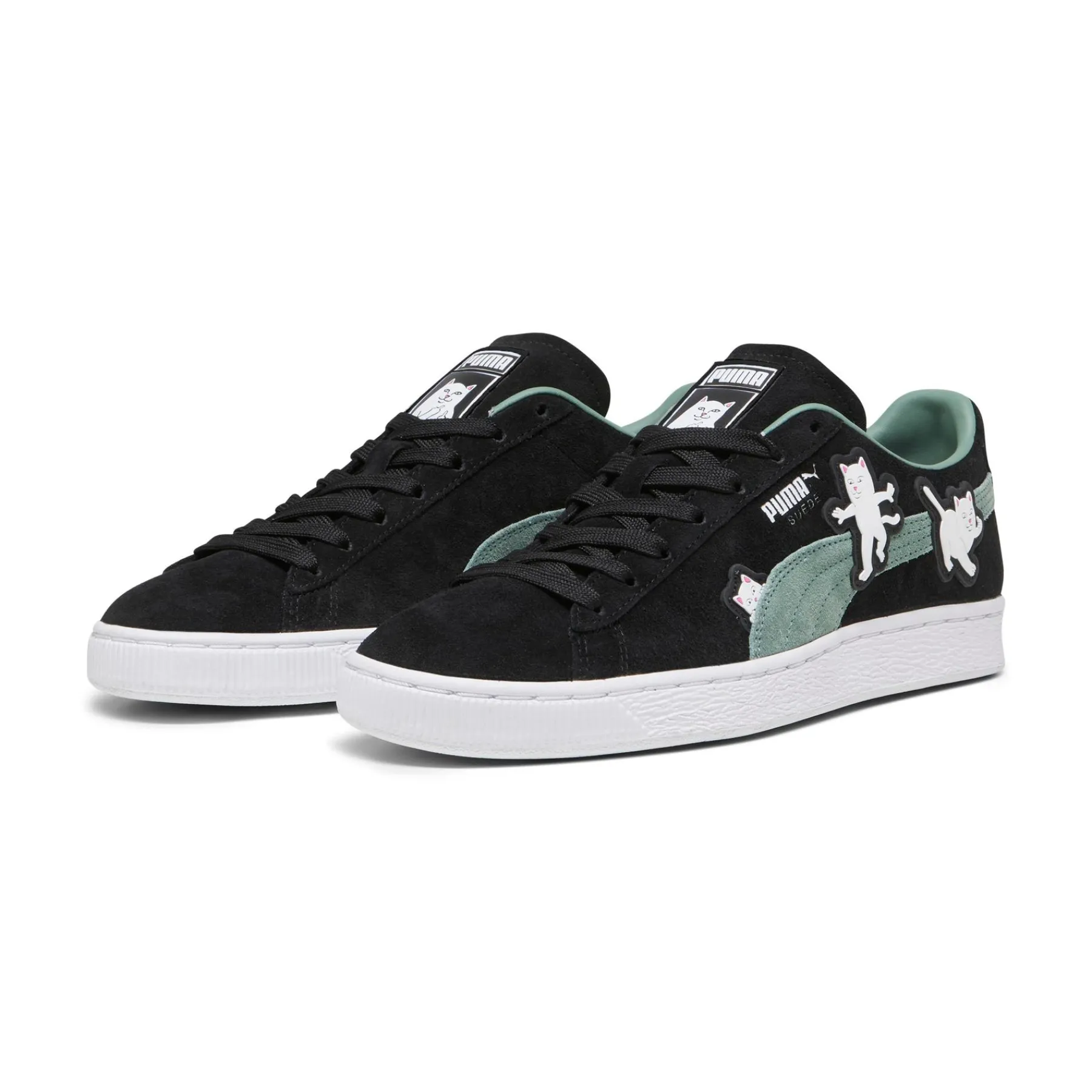 Ripndip Shoes<Suede (Puma Black Eucalyptus)