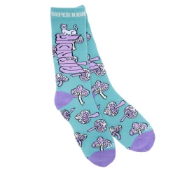 Ripndip Socks<Super Psychedelic Socks (Sage/Lavender)