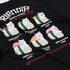 Ripndip Short Sleeve Tees<Sushi Nerm Tee (Black)