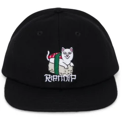 Ripndip Strapbacks / Snapbacks|Stocking Stuffers<Sushi Nerm Wool Strapback (Black)