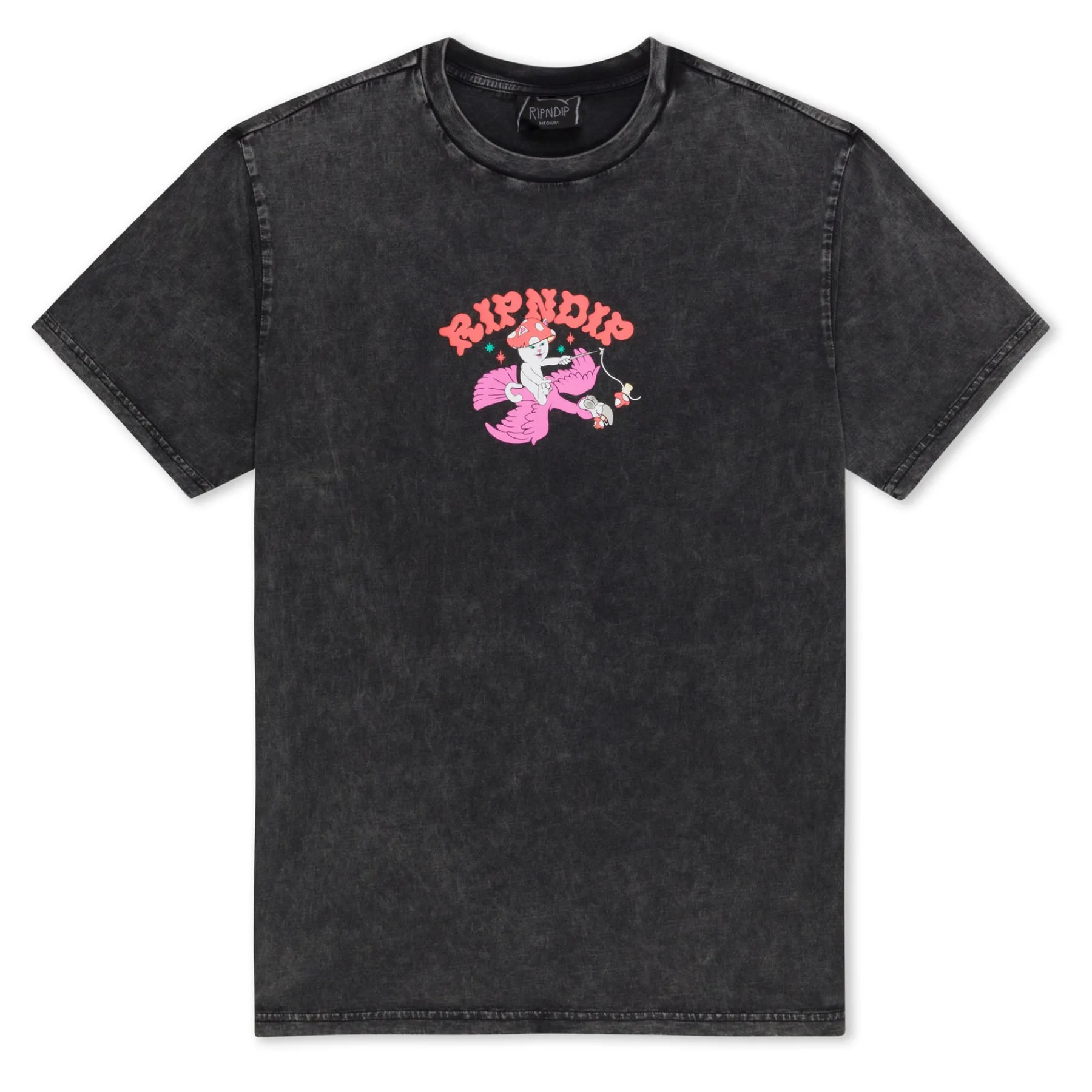 Ripndip Short Sleeve Tees<Take A Trip Tee (Black Wash )