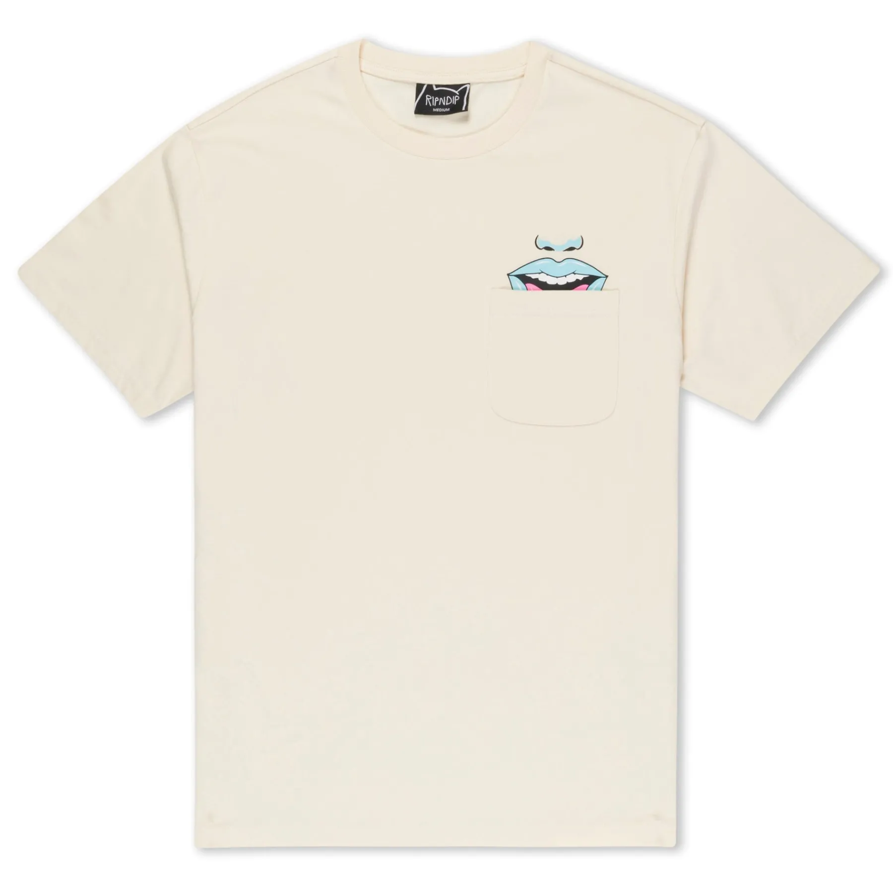 Ripndip Short Sleeve Tees<Take Your Meds Pocket Tee (Natural)