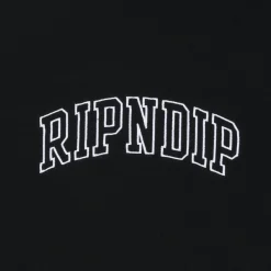 Ripndip Hoodies / Crewnecks|Womens<Team Spirit Cropped Hoodie (Black)