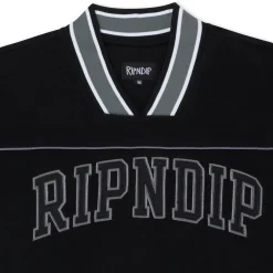 Ripndip Hoodies / Crewnecks|Knits / Sweaters<Team Spirit Polar Fleece Crewneck (Black)