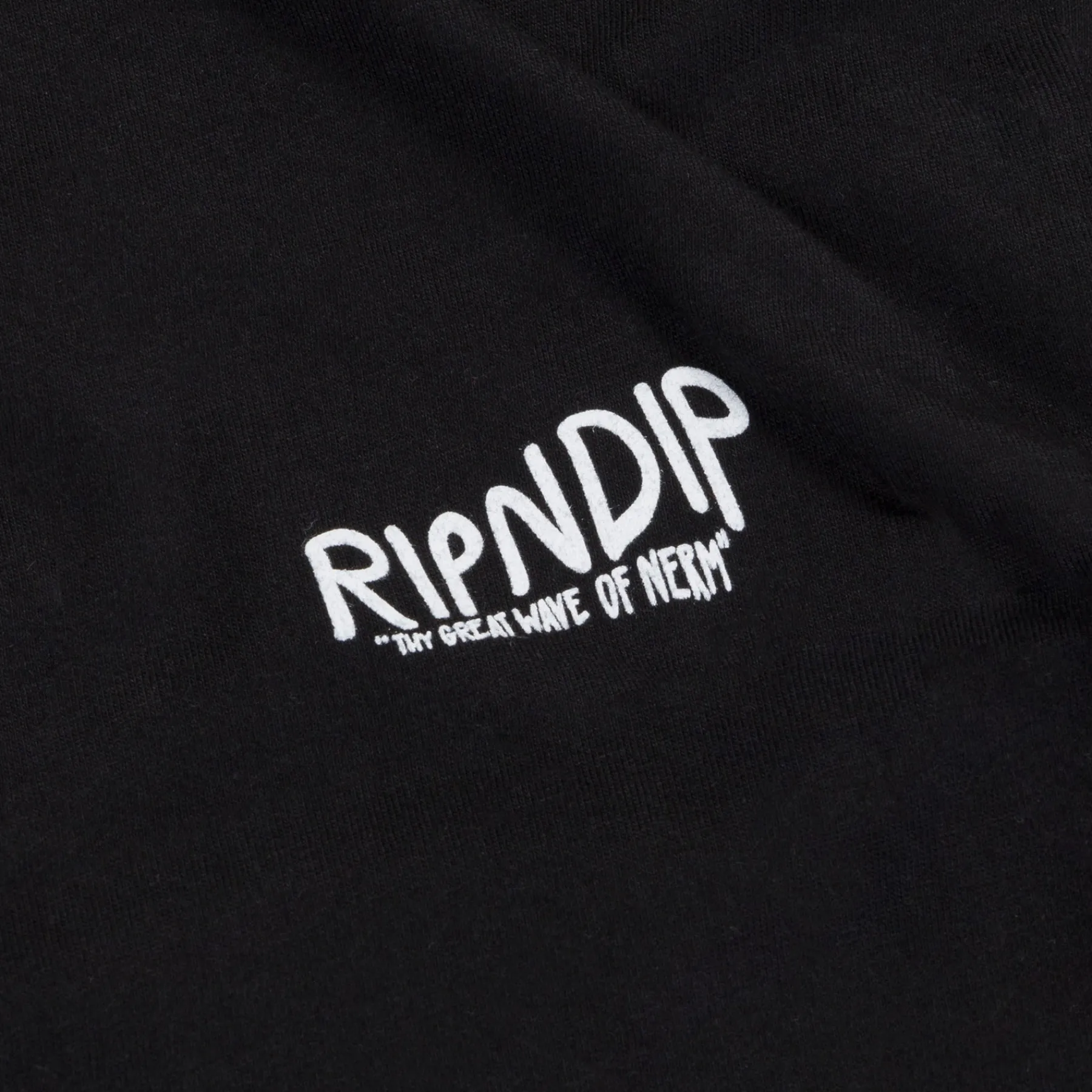Ripndip Short Sleeve Tees<The Great Wave Of Nerm Tee (Black)