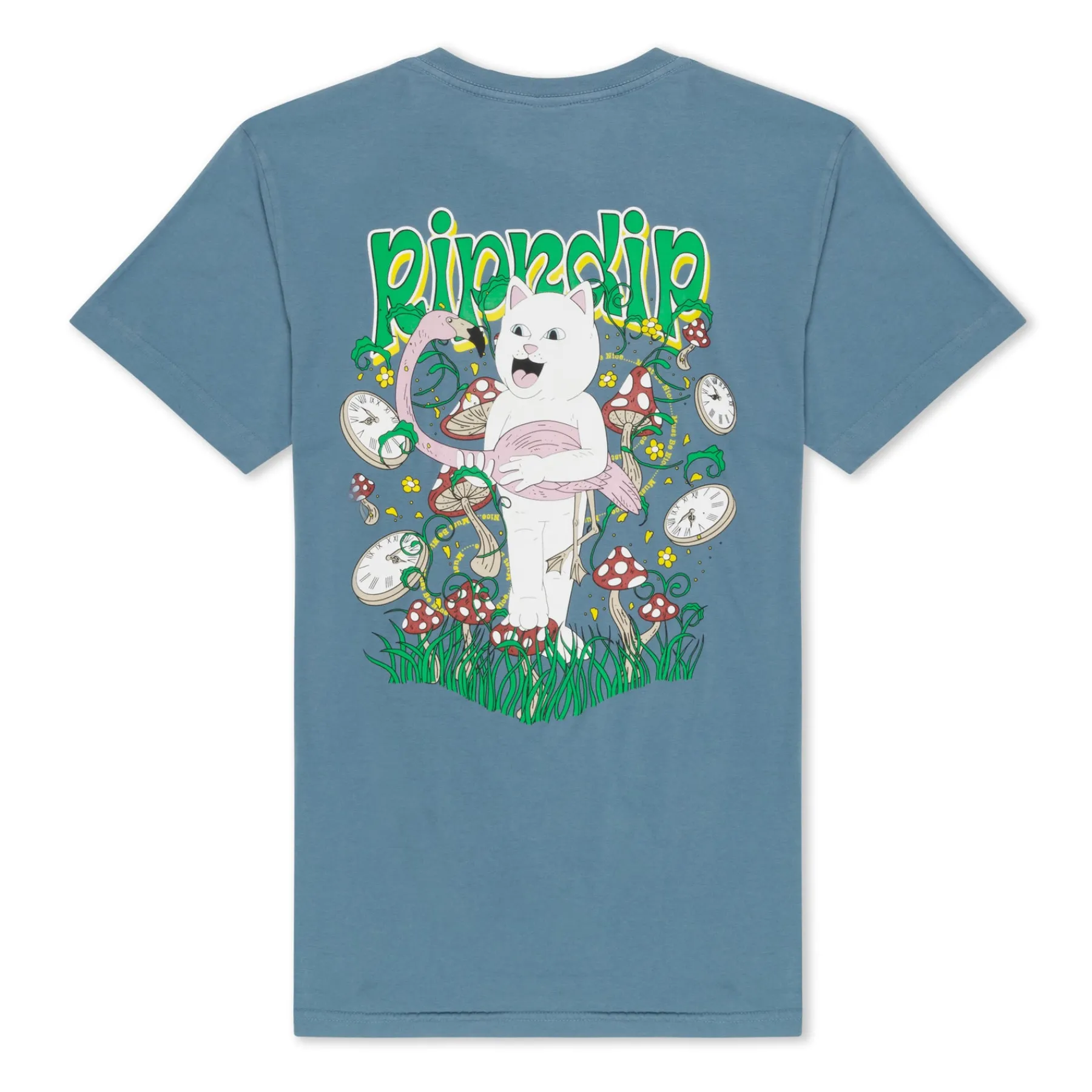 Ripndip Short Sleeve Tees|Womens<Time Turner Boyfriend Tee (Slate)