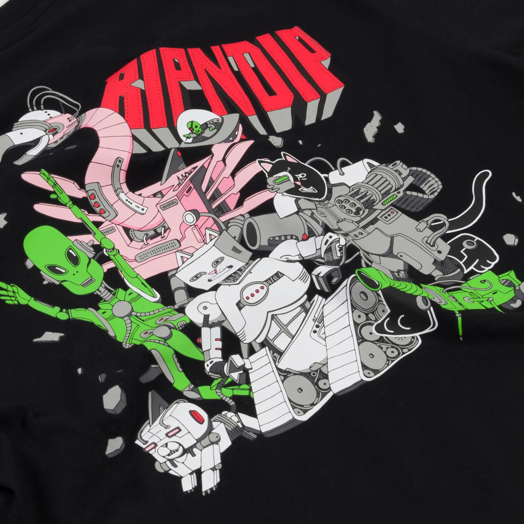 Ripndip Short Sleeve Tees<Tomorrowland Tee (Black)