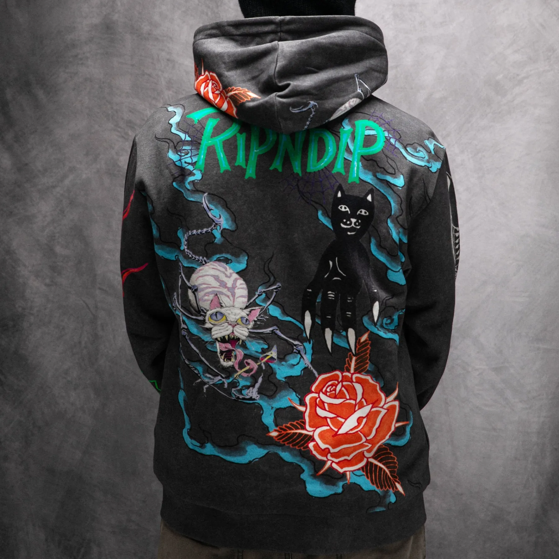 Ripndip Hoodies / Crewnecks<Travis Hoodie (Charcoal)