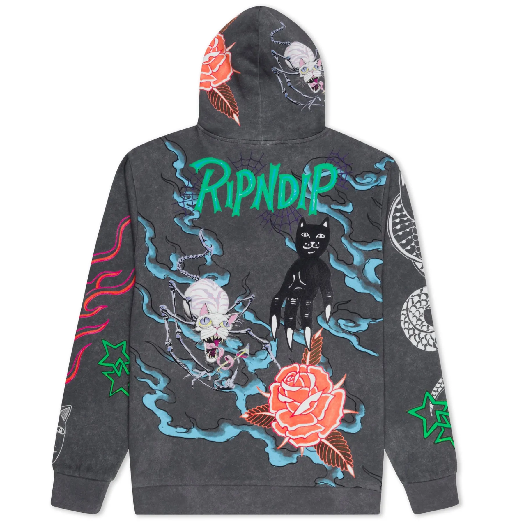 Ripndip Hoodies / Crewnecks<Travis Hoodie (Charcoal)
