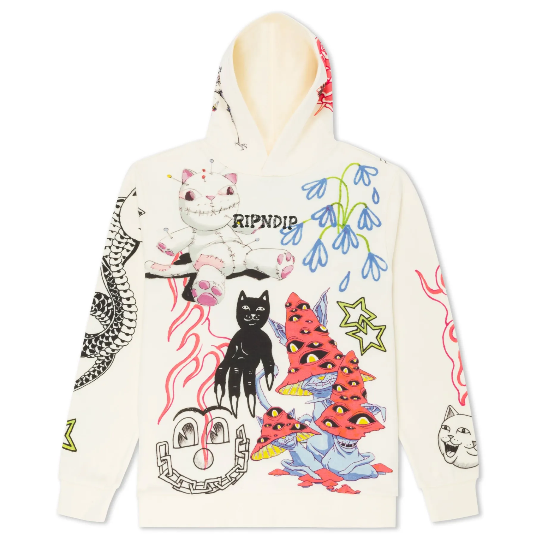 Ripndip Hoodies / Crewnecks<Travis Hoodie (Off White)