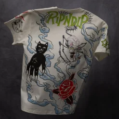 Ripndip Short Sleeve Tees<Travis Tee (Off White)