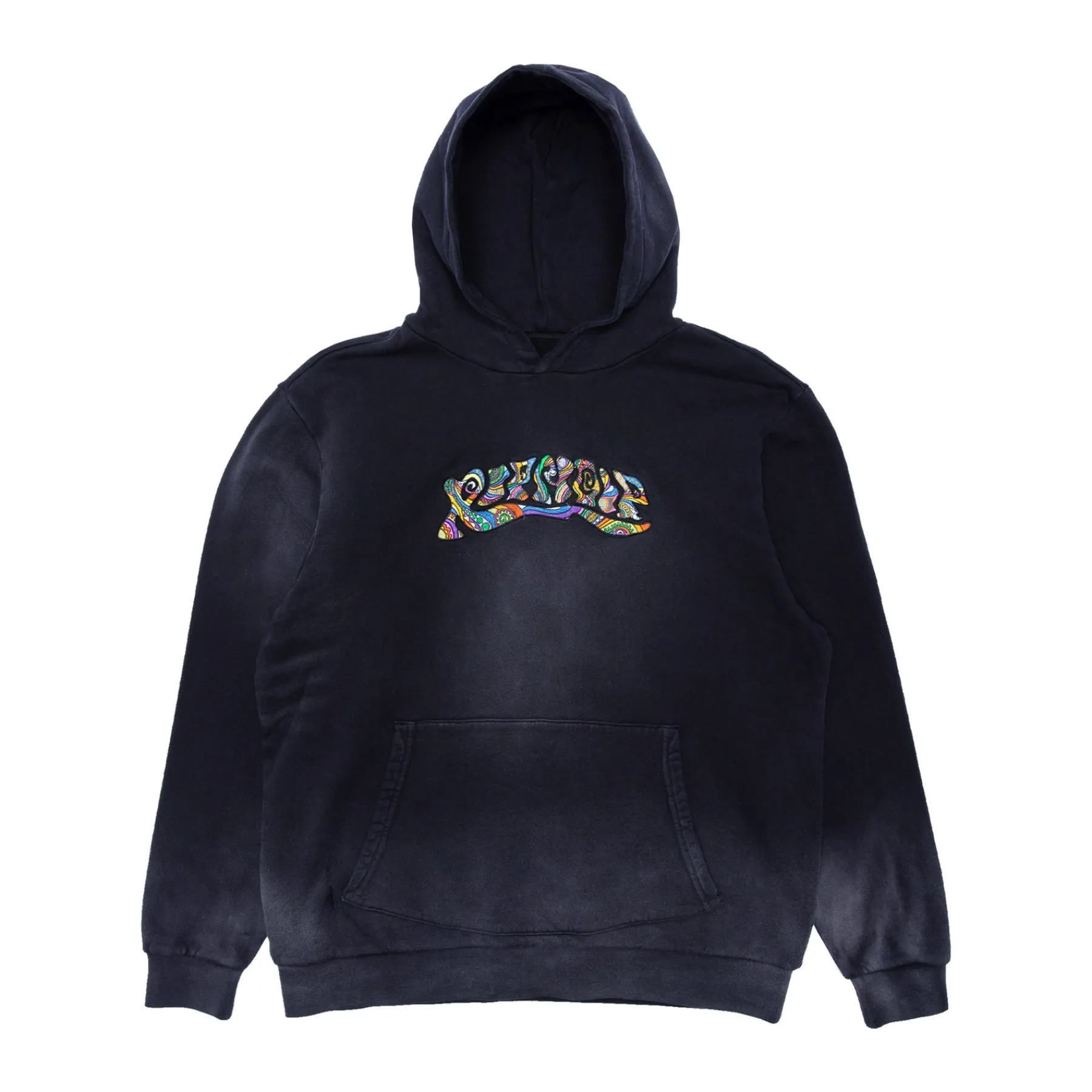Ripndip Hoodies / Crewnecks<Tribe Embroidered Hoodie (Faded Black)