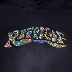 Ripndip Hoodies / Crewnecks<Tribe Embroidered Hoodie (Faded Black)