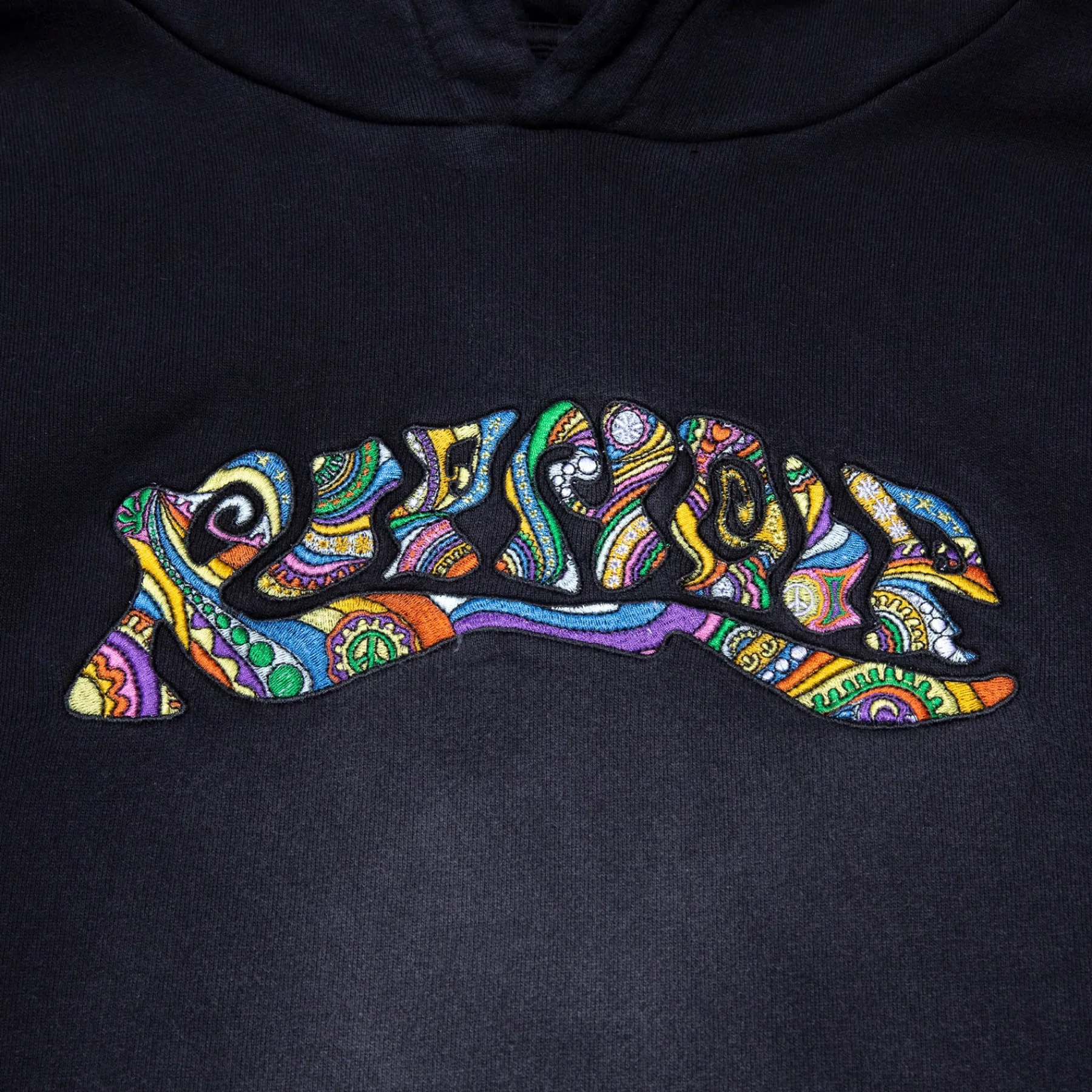 Ripndip Hoodies / Crewnecks<Tribe Embroidered Hoodie (Faded Black)