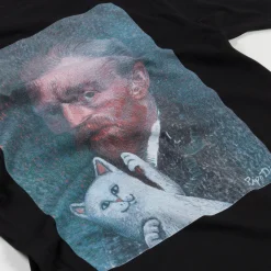 Ripndip Short Sleeve Tees<Van Nermal Tee (Black)