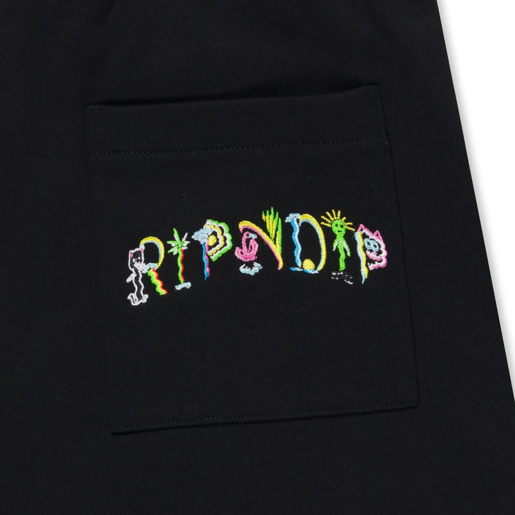 Ripndip Sweats|Shorts<Venice Sweatshorts (Black)