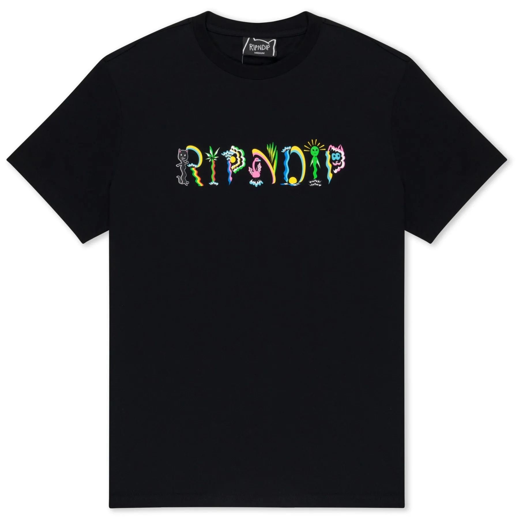 Ripndip Short Sleeve Tees|Stocking Stuffers<Venice Tee (Black)
