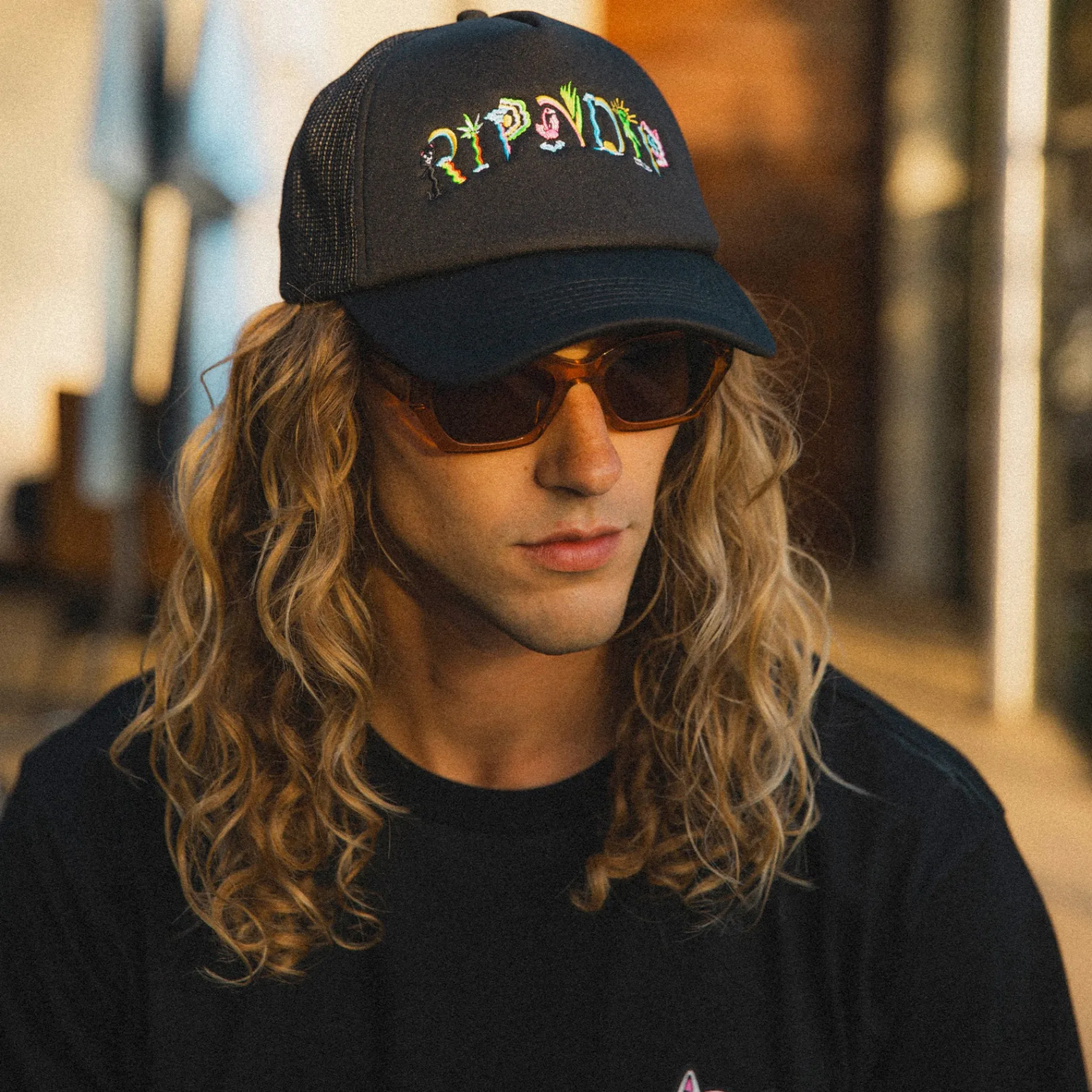 Ripndip Truckers|Stocking Stuffers<Venice Trucker Hat (Black)