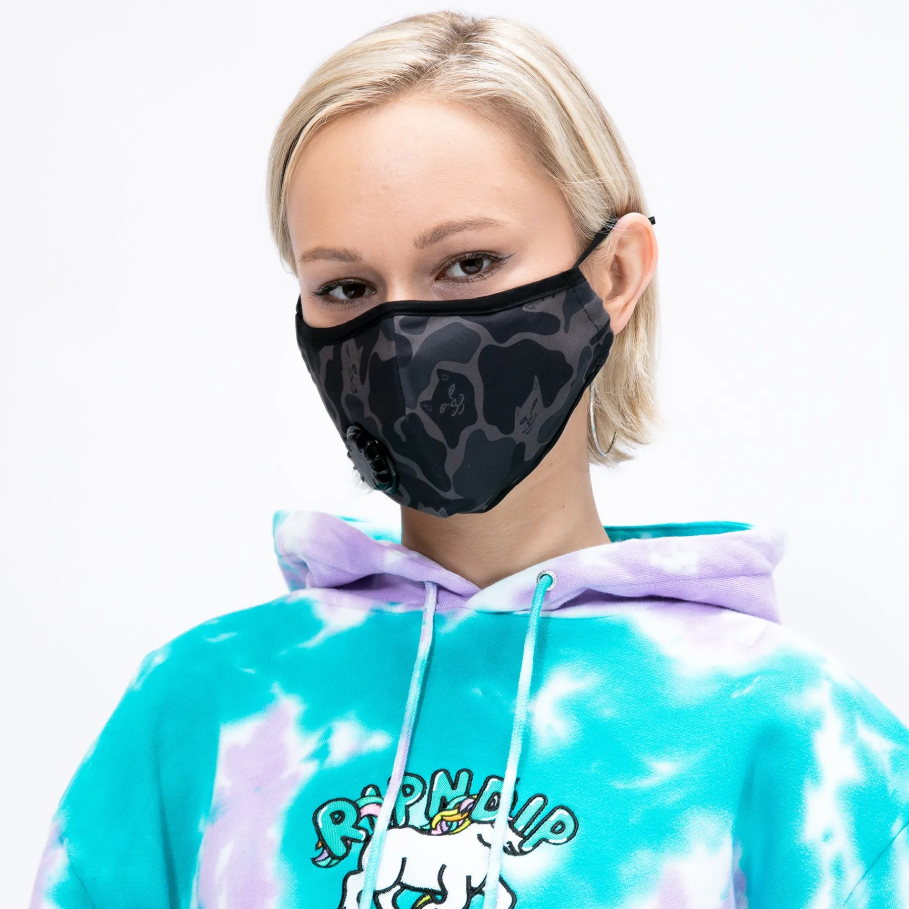 Ripndip Stocking Stuffers|Face Masks<Ventilator Face Mask (Blackout Camo)